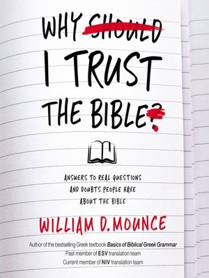 cover image of Why I Trust the Bible